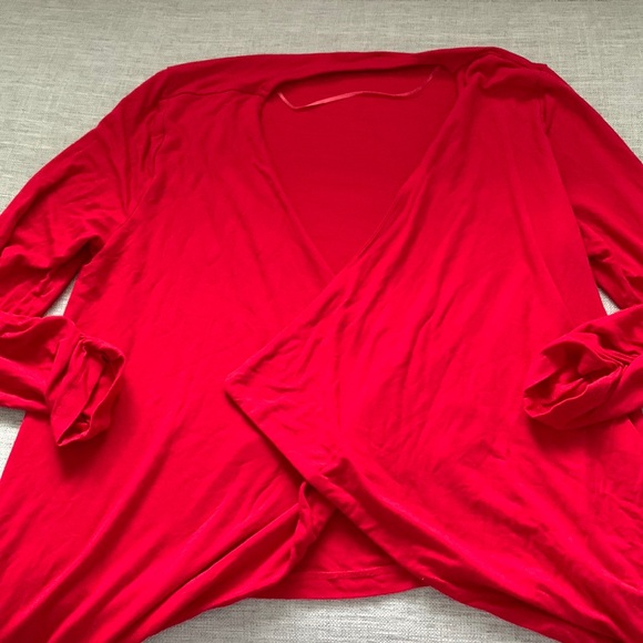 Maternity cardigan ; red; S - Picture 1 of 3